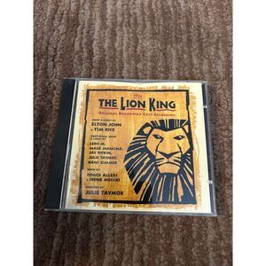 Disney Lion King Original Broadway Cast Recording‎ CD Elton John Time Rice